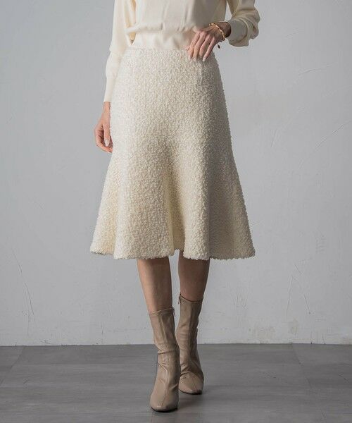Viaggio Blu / ビアッジョブルー ミニ・ひざ丈スカート | ループツイードスカート | 詳細2