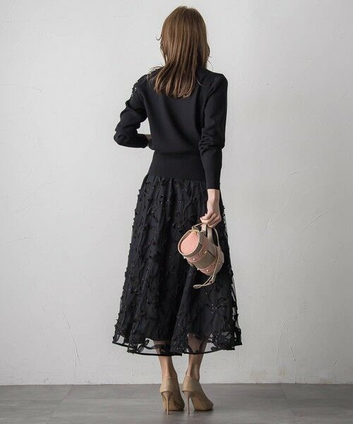 Viaggio Blu / ビアッジョブルー ニット・セーター | アシメパールビジューニット | 詳細18