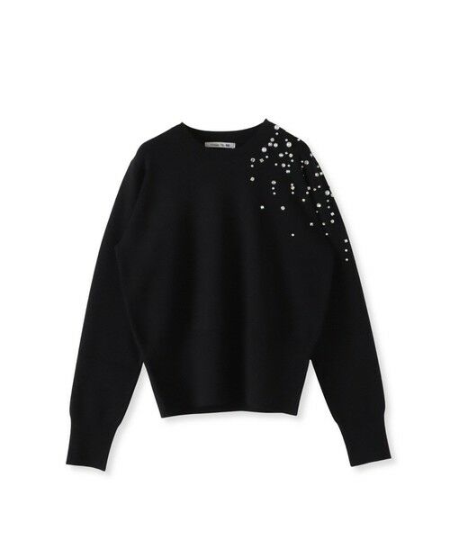 Viaggio Blu / ビアッジョブルー ニット・セーター | アシメパールビジューニット | 詳細21