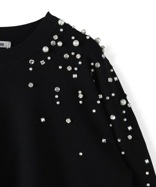 Viaggio Blu / ビアッジョブルー ニット・セーター | アシメパールビジューニット | 詳細23