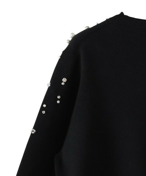 Viaggio Blu / ビアッジョブルー ニット・セーター | アシメパールビジューニット | 詳細29