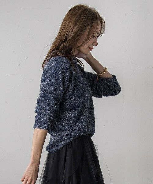 Viaggio Blu / ビアッジョブルー ニット・セーター | ラメシャギーニット | 詳細10