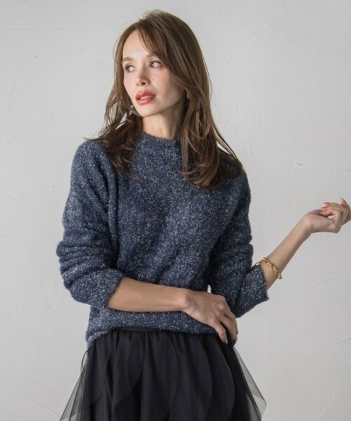Viaggio Blu / ビアッジョブルー ニット・セーター | ラメシャギーニット | 詳細11
