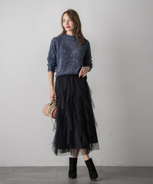 Viaggio Blu / ビアッジョブルー ニット・セーター | ラメシャギーニット | 詳細12