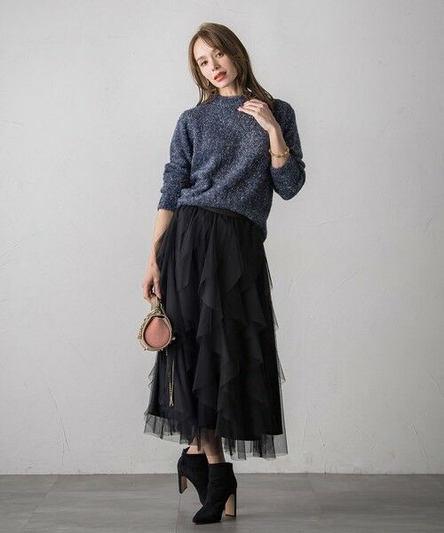 Viaggio Blu / ビアッジョブルー ニット・セーター | ラメシャギーニット | 詳細13