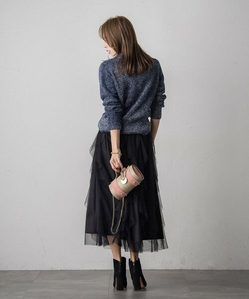 Viaggio Blu / ビアッジョブルー ニット・セーター | ラメシャギーニット | 詳細14