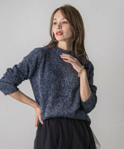 Viaggio Blu / ビアッジョブルー ニット・セーター | ラメシャギーニット | 詳細8