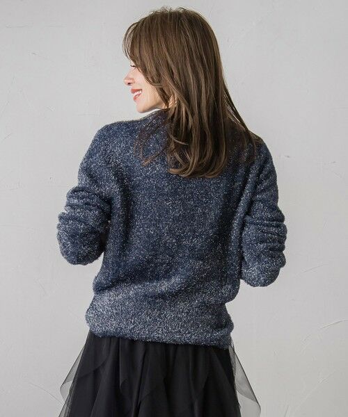 Viaggio Blu / ビアッジョブルー ニット・セーター | ラメシャギーニット | 詳細9