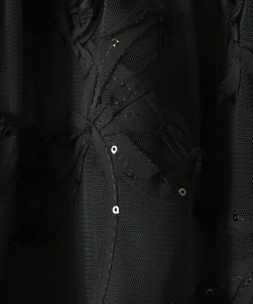 Viaggio Blu / ビアッジョブルー シャツ・ブラウス | スパンコールテープチュールブラウス | 詳細14