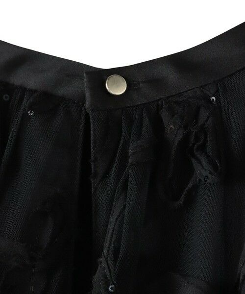 Viaggio Blu / ビアッジョブルー シャツ・ブラウス | スパンコールテープチュールブラウス | 詳細15