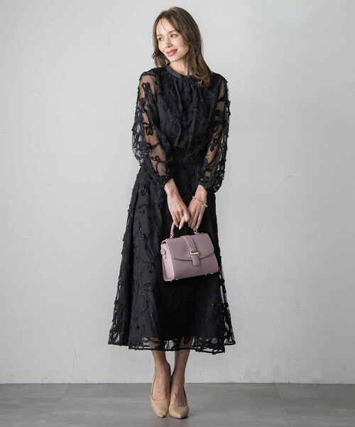 Viaggio Blu / ビアッジョブルー シャツ・ブラウス | スパンコールテープチュールブラウス | 詳細5