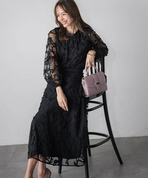 Viaggio Blu / ビアッジョブルー シャツ・ブラウス | スパンコールテープチュールブラウス | 詳細9