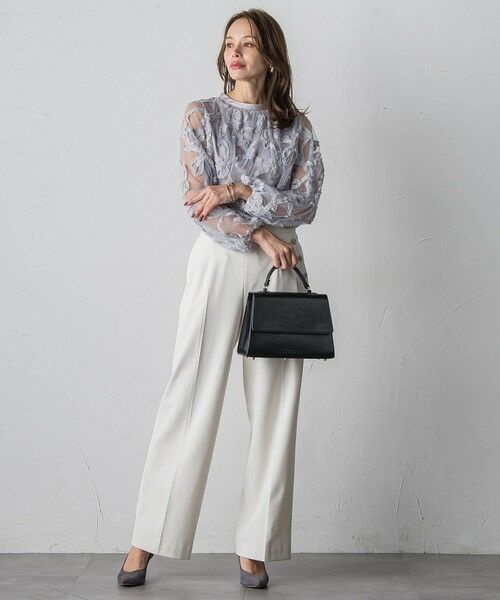 Viaggio Blu / ビアッジョブルー シャツ・ブラウス | スパンコールテープチュールブラウス | 詳細17