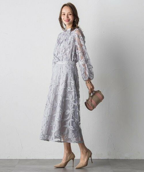 Viaggio Blu / ビアッジョブルー シャツ・ブラウス | スパンコールテープチュールブラウス | 詳細21