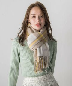 Viaggio Blu / ビアッジョブルー マフラー・ショール・スヌード・ストール | チェックマフラー