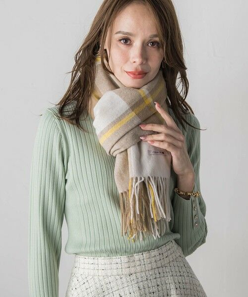 Viaggio Blu / ビアッジョブルー マフラー・ショール・スヌード・ストール | チェックマフラー | 詳細1