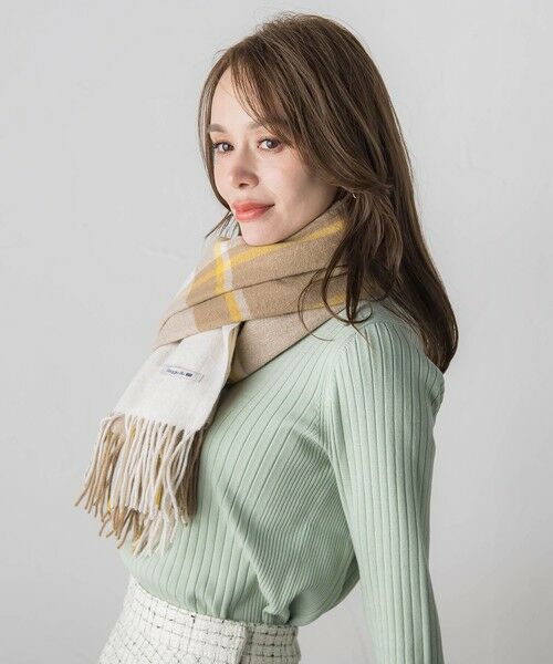 Viaggio Blu / ビアッジョブルー マフラー・ショール・スヌード・ストール | チェックマフラー | 詳細2