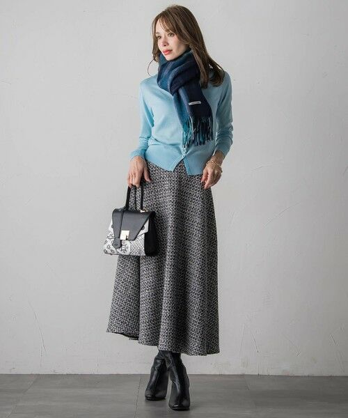 Viaggio Blu / ビアッジョブルー マフラー・ショール・スヌード・ストール | チェックマフラー | 詳細10