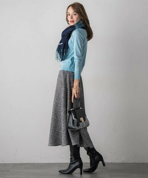 Viaggio Blu / ビアッジョブルー マフラー・ショール・スヌード・ストール | チェックマフラー | 詳細11