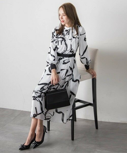 Viaggio Blu / ビアッジョブルー ロング・マキシ丈ワンピース | トゥシューズワンピース | 詳細9