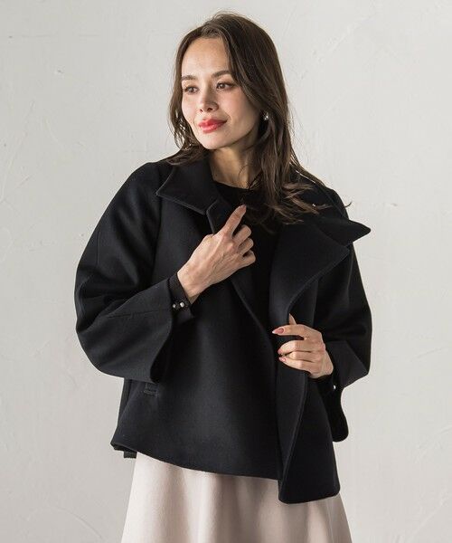 Viaggio Blu / ビアッジョブルー ダッフルコート | スタンドカラーショートコート | 詳細3