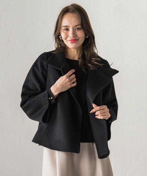 Viaggio Blu / ビアッジョブルー ダッフルコート | スタンドカラーショートコート | 詳細4