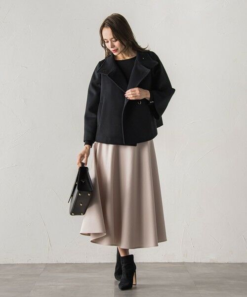 Viaggio Blu / ビアッジョブルー ダッフルコート | スタンドカラーショートコート | 詳細5