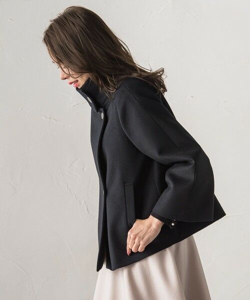Viaggio Blu / ビアッジョブルー ダッフルコート | スタンドカラーショートコート | 詳細11