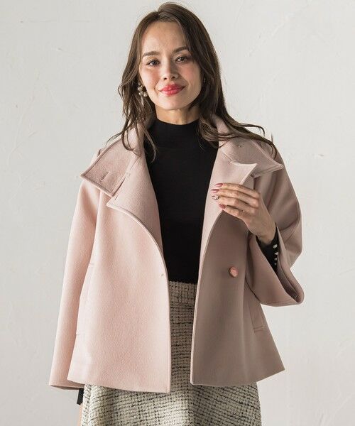 Viaggio Blu / ビアッジョブルー ダッフルコート | スタンドカラーショートコート | 詳細15