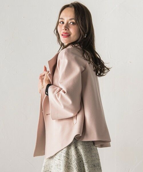 Viaggio Blu / ビアッジョブルー ダッフルコート | スタンドカラーショートコート | 詳細16