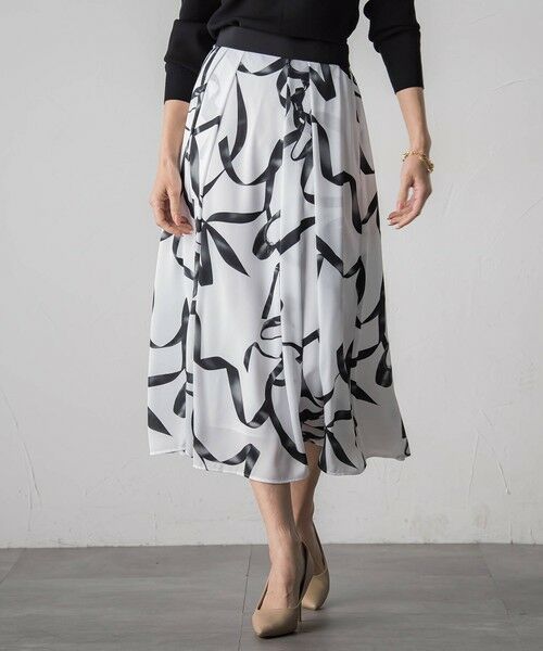 Viaggio Blu / ビアッジョブルー ミニ・ひざ丈スカート | トゥシューズスカート（ホワイト系その他）