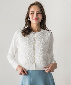 Viaggio Blu / ビアッジョブルー カーディガン・ボレロ | フラワーチュールドッキングカーディガン