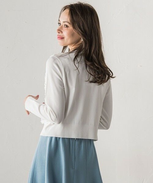 Viaggio Blu / ビアッジョブルー カーディガン・ボレロ | フラワーチュールドッキングカーディガン | 詳細3