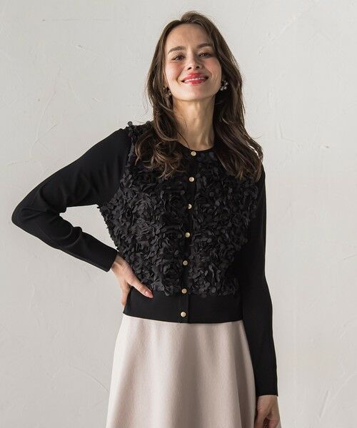 Viaggio Blu / ビアッジョブルー カーディガン・ボレロ | フラワーチュールドッキングカーディガン | 詳細10