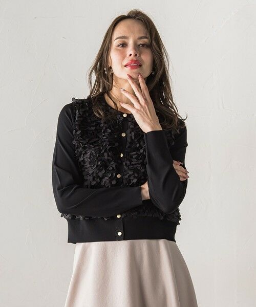 Viaggio Blu / ビアッジョブルー カーディガン・ボレロ | フラワーチュールドッキングカーディガン | 詳細12