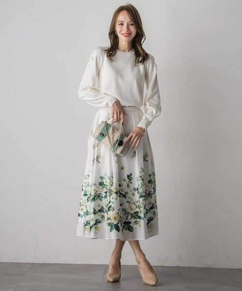 Viaggio Blu / ビアッジョブルー ニット・セーター | ショルダービジューニット | 詳細4