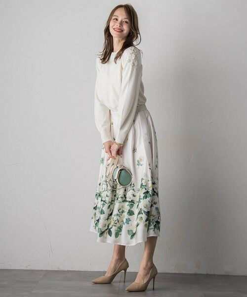 Viaggio Blu / ビアッジョブルー ニット・セーター | ショルダービジューニット | 詳細5