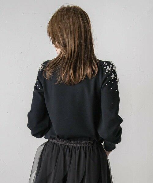 Viaggio Blu / ビアッジョブルー ニット・セーター | ショルダービジューニット | 詳細9