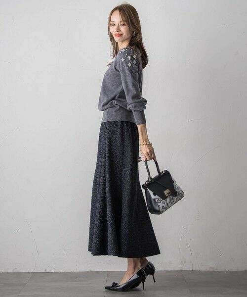 Viaggio Blu / ビアッジョブルー ニット・セーター | ショルダービジューニット | 詳細18