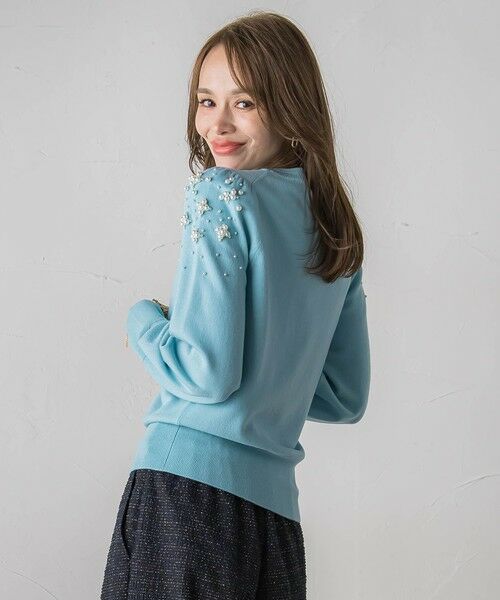 Viaggio Blu / ビアッジョブルー ニット・セーター | ショルダービジューニット | 詳細27