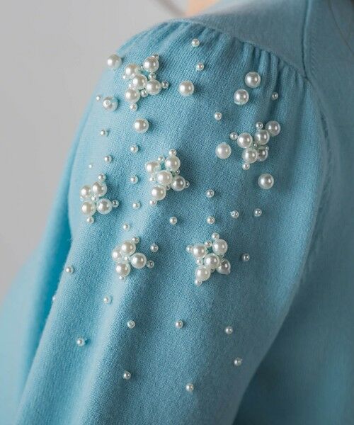 Viaggio Blu / ビアッジョブルー ニット・セーター | ショルダービジューニット | 詳細29