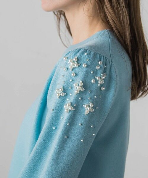 Viaggio Blu / ビアッジョブルー ニット・セーター | ショルダービジューニット | 詳細30