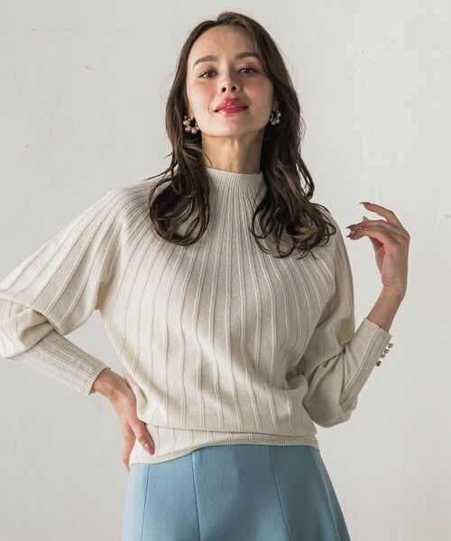 Viaggio Blu / ビアッジョブルー ニット・セーター | 【WEB限定カラーあり】シームレスニット（オフホワイト）