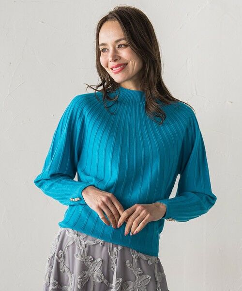 Viaggio Blu / ビアッジョブルー ニット・セーター | 【WEB限定カラーあり】シームレスニット（ブルー）