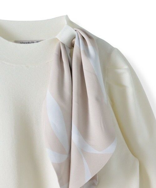 Viaggio Blu / ビアッジョブルー ニット・セーター | トゥシューズスカーフ付きニット | 詳細10