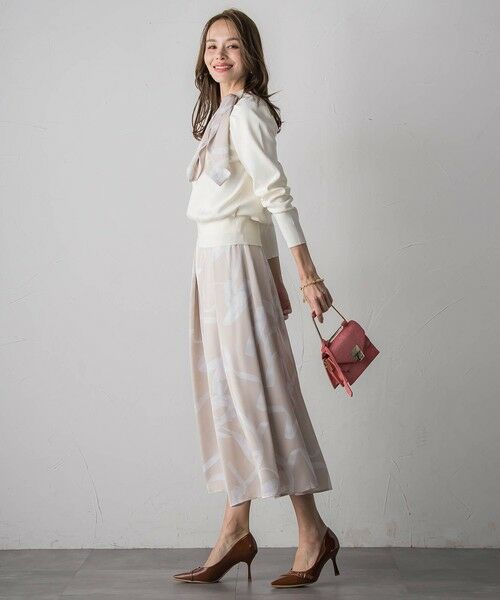 Viaggio Blu / ビアッジョブルー ニット・セーター | トゥシューズスカーフ付きニット | 詳細5