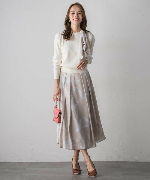 Viaggio Blu / ビアッジョブルー ニット・セーター | トゥシューズスカーフ付きニット | 詳細6