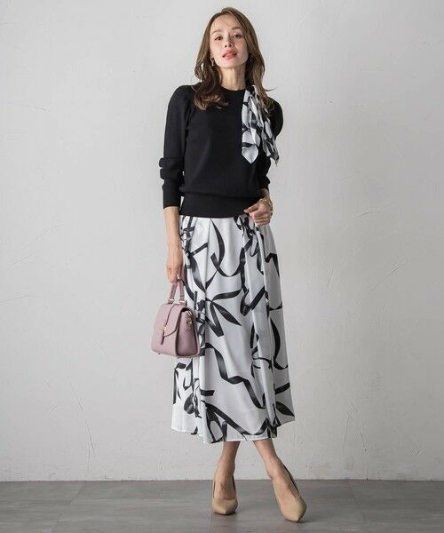 Viaggio Blu / ビアッジョブルー ニット・セーター | トゥシューズスカーフ付きニット | 詳細16