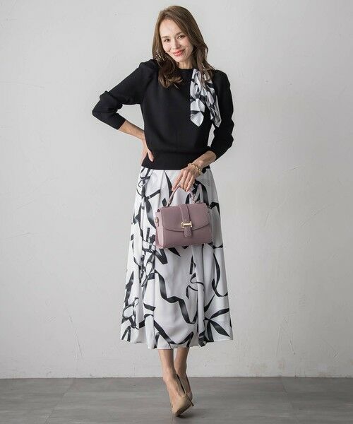 Viaggio Blu / ビアッジョブルー ニット・セーター | トゥシューズスカーフ付きニット | 詳細17