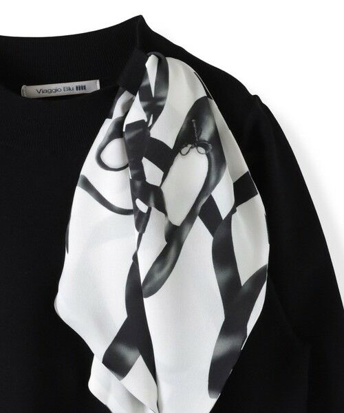 Viaggio Blu / ビアッジョブルー ニット・セーター | トゥシューズスカーフ付きニット | 詳細23